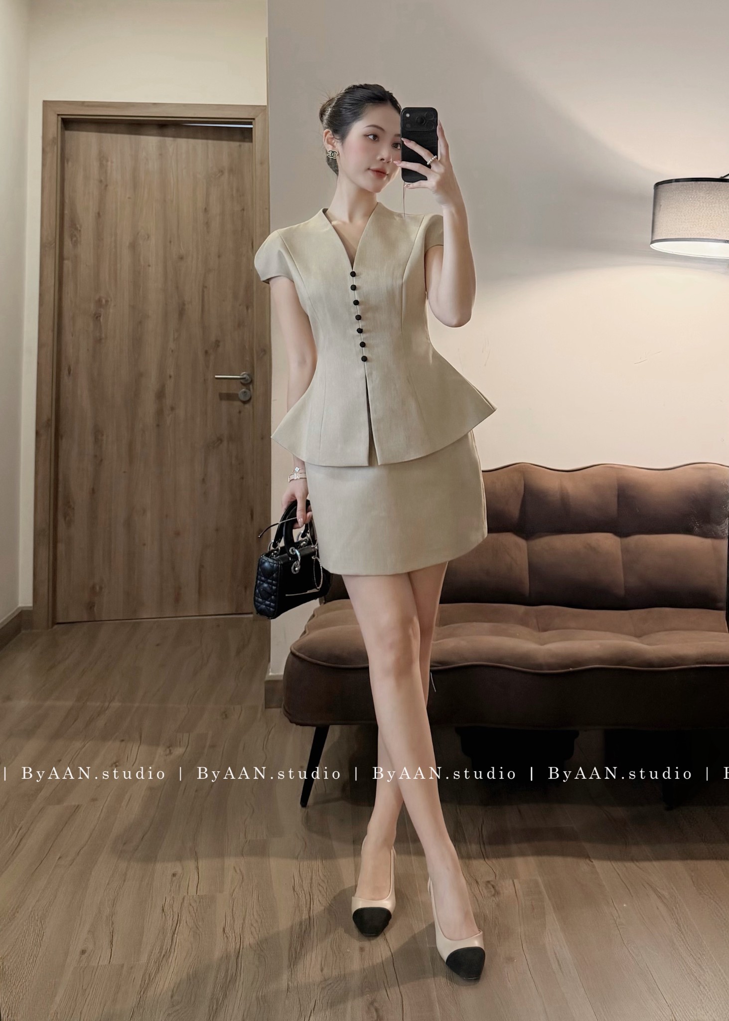 Áo Sơ Mi Cổ Cavat Elisa view 2